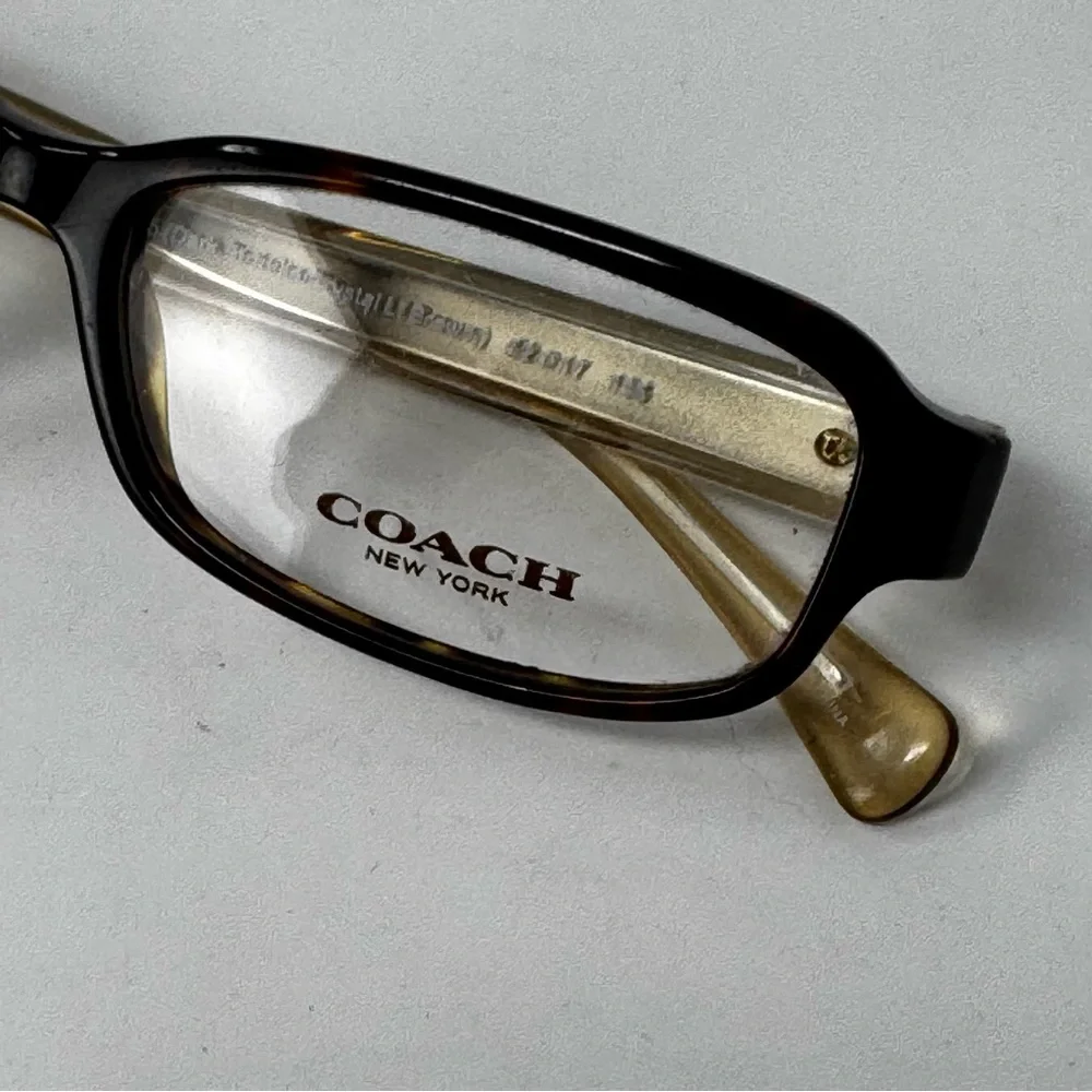 Coach frames HC6083 glasses Dark Tortoise/Crystal Lt Brown new.